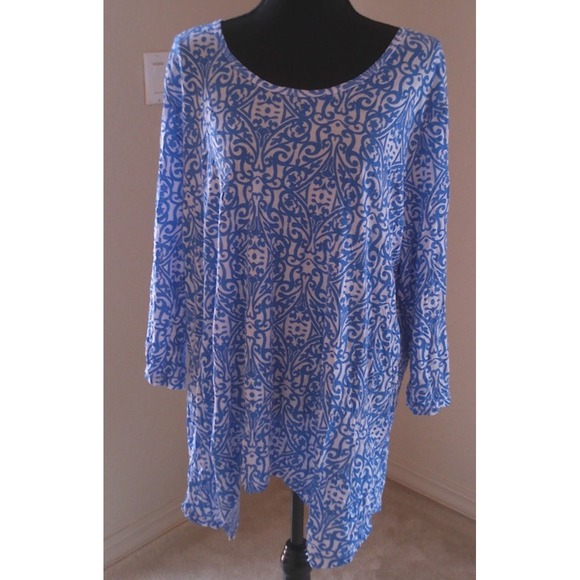Antthony Tops Anthonys Resort Wear Womens Size Xl 34 Length Sleeve — free download